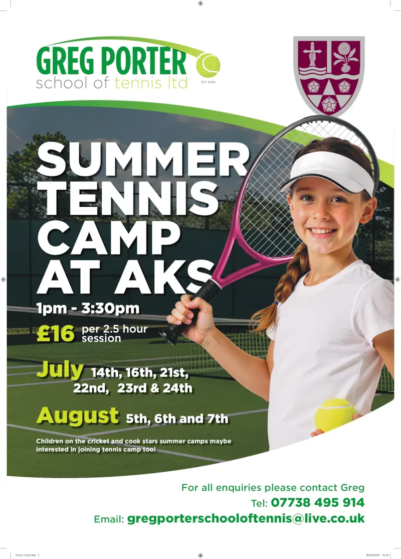 Summer Camp - Greg Porters School of Tennis